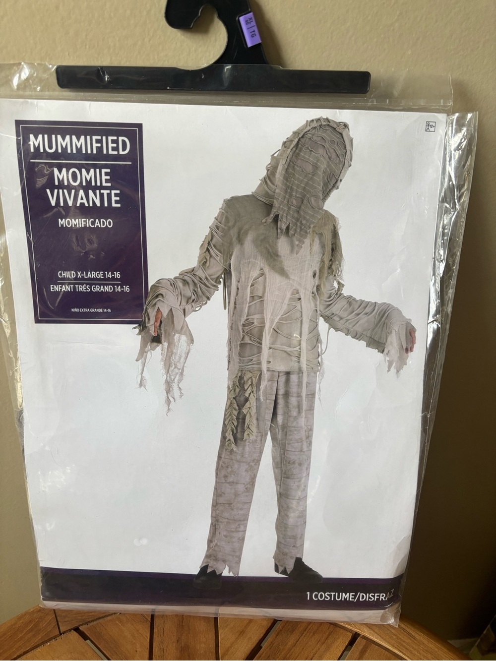 NWT Mummy Halloween Costume Sz Kids 14-16
